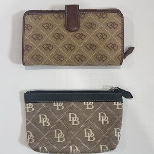 Dooney and Bourke SET Wallet and Pouch Set
